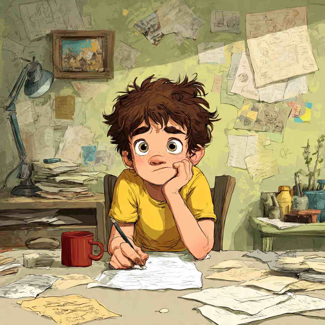 Write a letter to your father explaining why you failed in the Annual Examination.